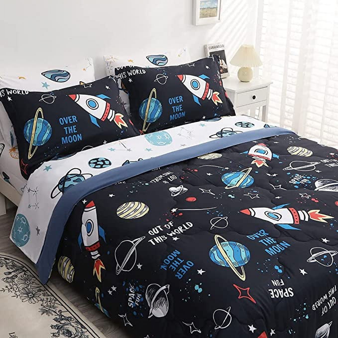 kids bedding planet comforter set