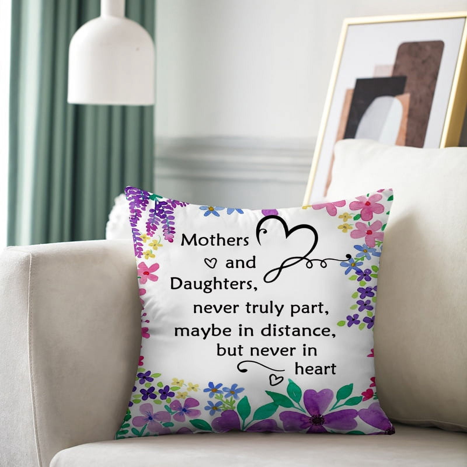 Set Of 2 "World's Most Awesome Mom/Dad" Pillow Covers – 18x18 Inch Cotton Linen Cushion Covers, Gift For Parents