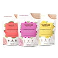 thumbnail image 1 of Waka Instant Tea Mix, 3 Bag Bundle - 100% Tea Leaves, No Additives, Unsweetened Tea Powders - Raspberry Flavored, Watermelon Flavored, Pineapple Flavored Green (4.5oz Each), 1 of 7