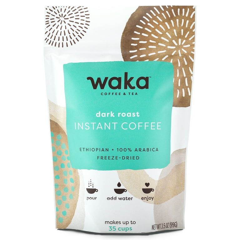 Waka Quality Instant Coffee — Dark Roast — Ethiopian 100% Arabica