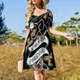 thumbnail image 1 of Wakanda Forever Sleeveless Dress dresses for special events dress party evening elegant luxury celebrity, 1 of 6