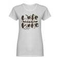 thumbnail image 1 of Wake And Bake Slogan Shaped T-Shirt Women -Image by Shutterstock, Female XX-Large, 1 of 2