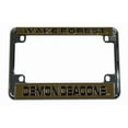 thumbnail image 1 of Wake Forest Demon Deacons Chrome Motorcycle, RV or Trailer License Plate Frame, 1 of 5