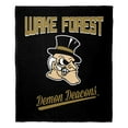 thumbnail image 1 of The Northwest 1COL-23600-0095-OOF 50 x 60 in. NCAA Wake Forest University Alumni Silk Touch Throw Blanket, 1 of 5