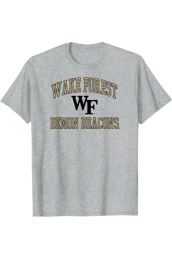Wake Forest Demon Deacons Basketball Screen Gray T-Shirt, Unisex T-Shirt