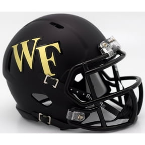 Wake Forest Demon Deacons Matte Black Riddell NCAA Speed Mini Helmet