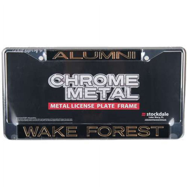 Wake Forest Demon Deacons Metal Alumni Inlaid Acrylic License Plate