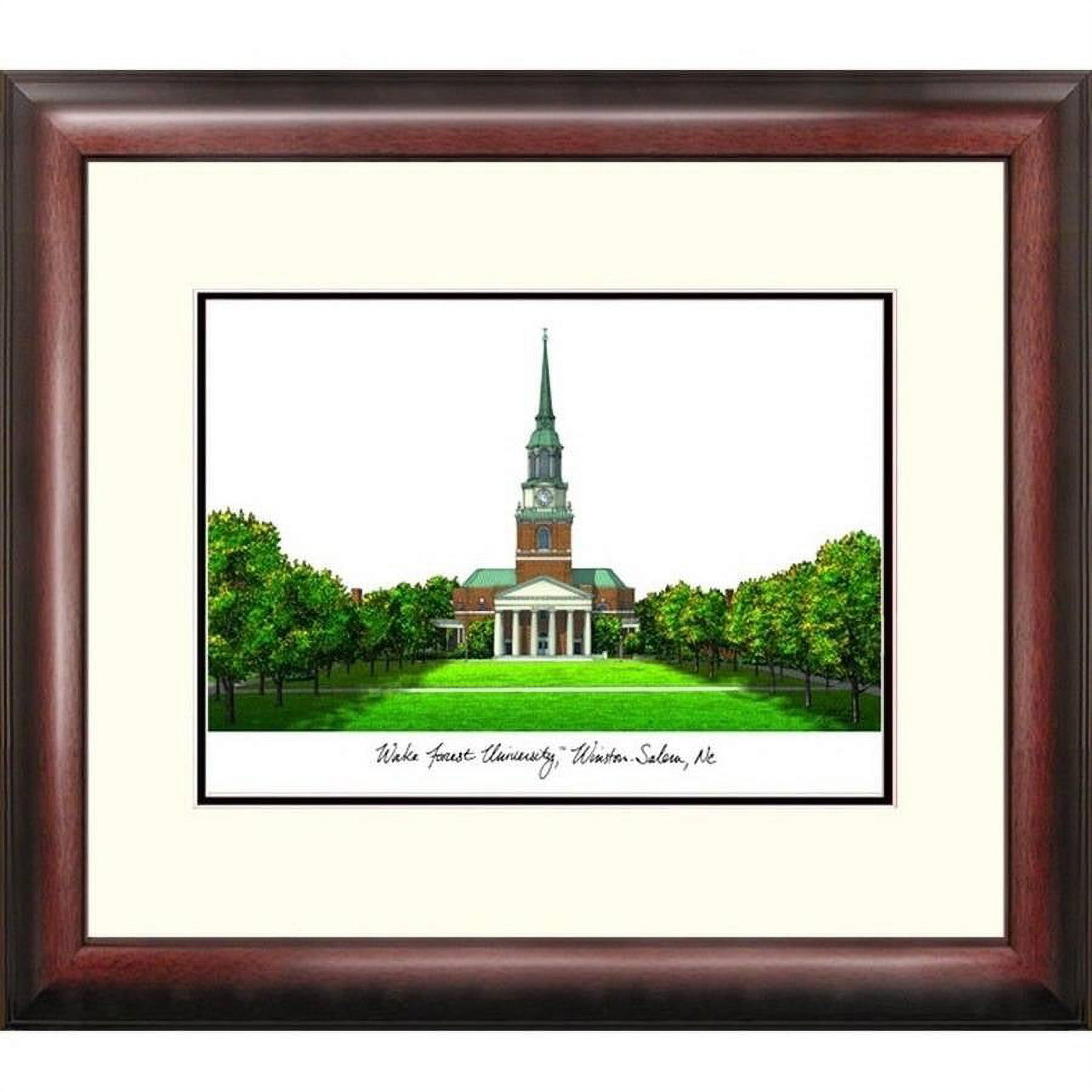 Wake Forest University Alumnus Framed Lithograph