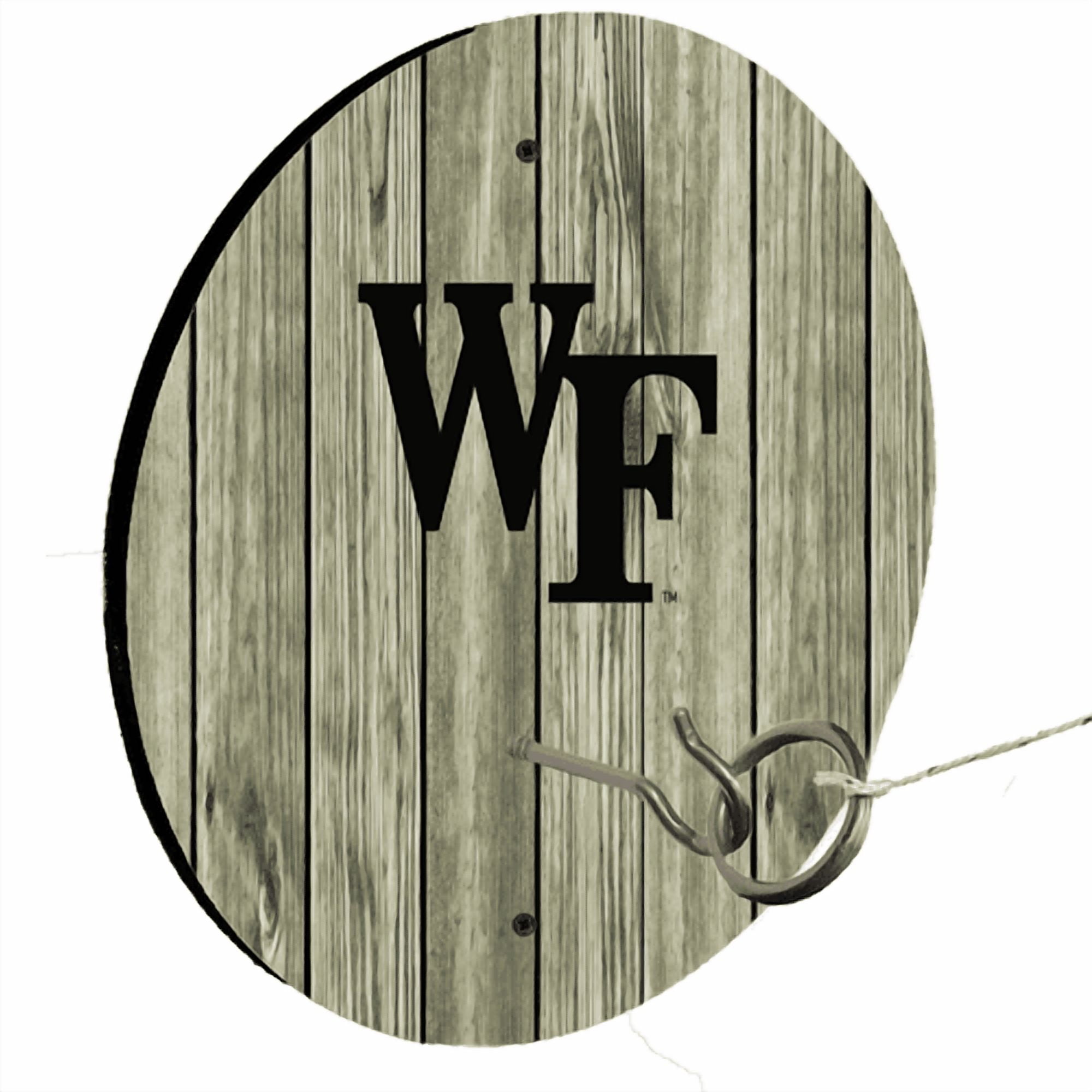 Wake Forest University Gold Ring Toss Lawn Game