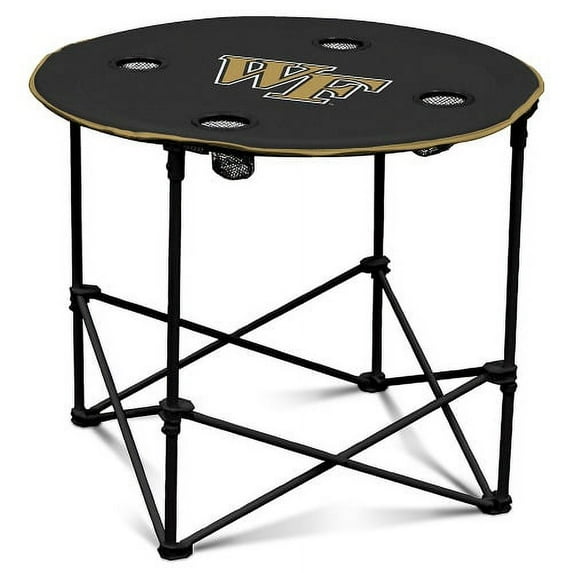 Wake Forest University Round Table w/ Officially Licensed Team Logo