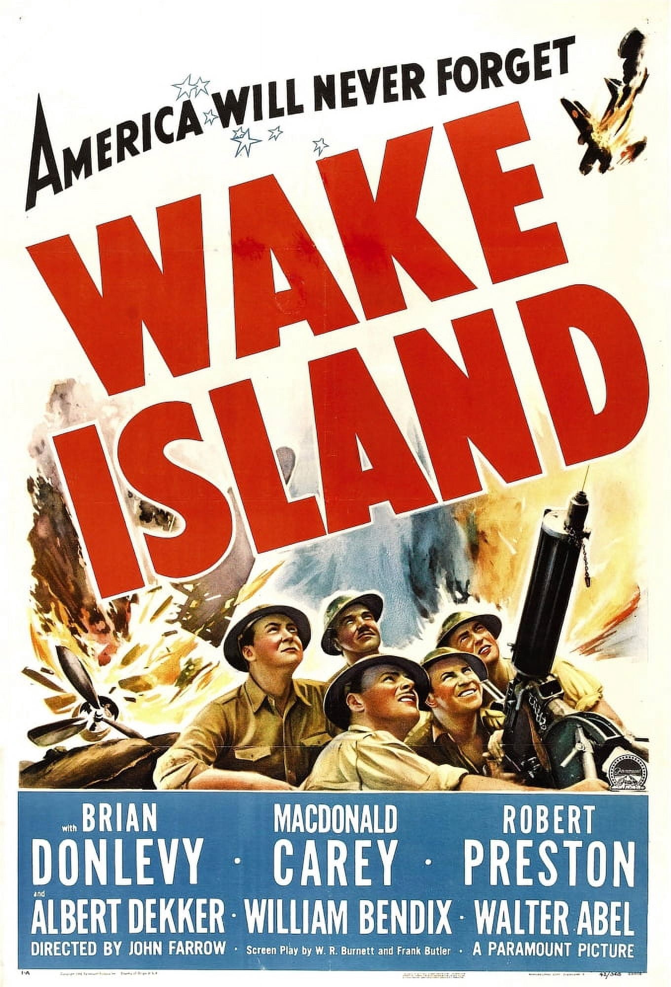 Wake Island Canvas Art - (24 x 36)