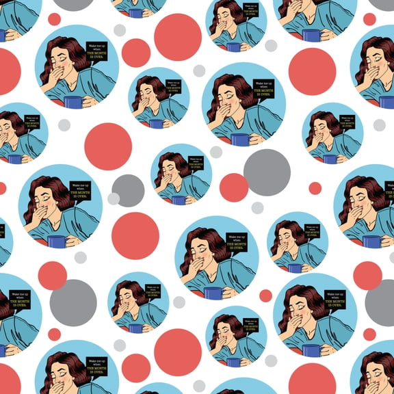 Wake Me Up When This Month is Over Funny Humor Premium Gift Wrap Wrapping Paper Roll