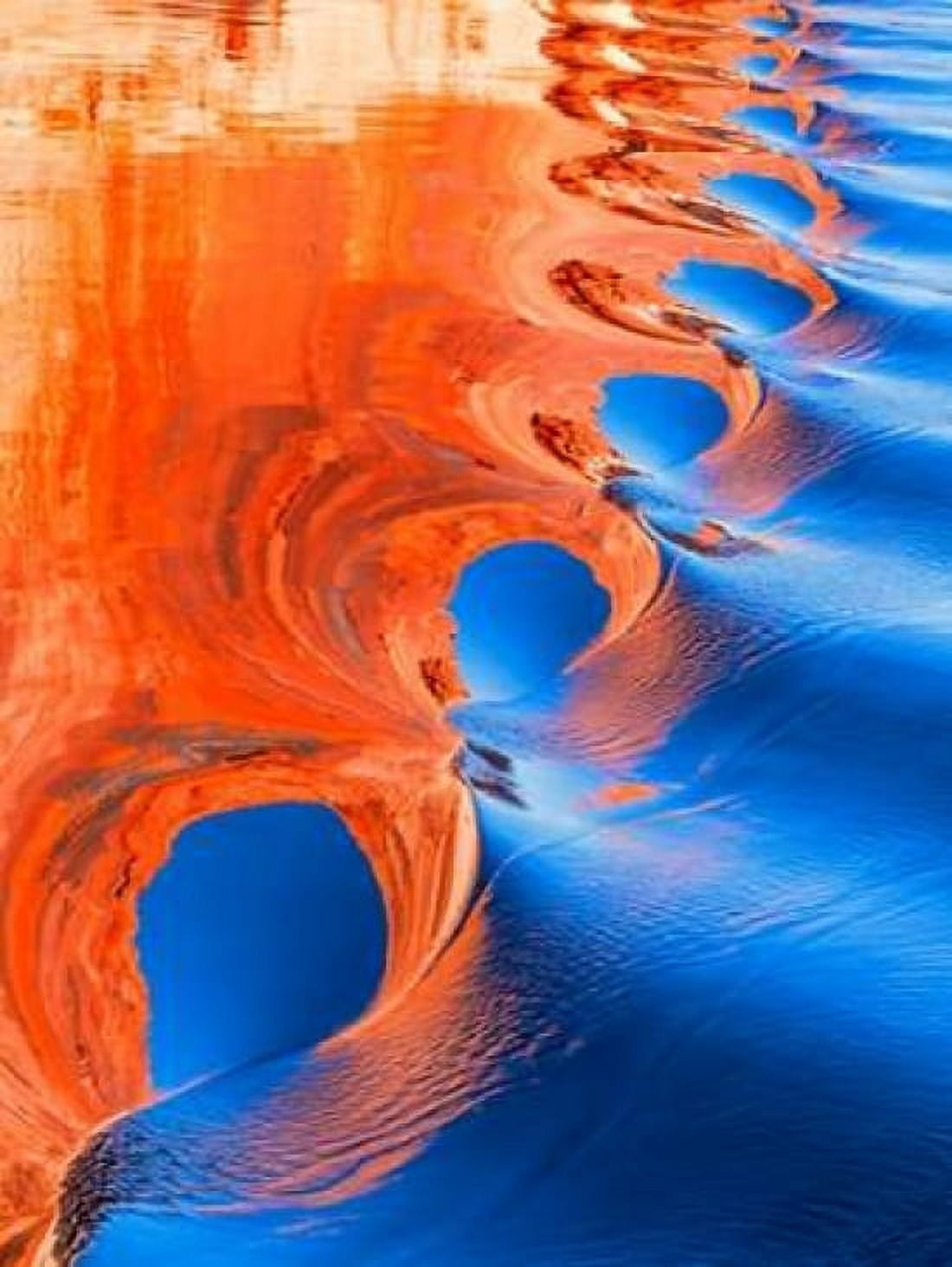 Wake Spiral II Canvas Art - Kathy Mahan (18 x 24)