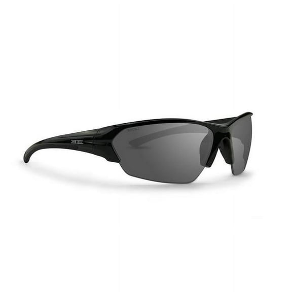 Wake Sunglass with Smoke Lens - Black