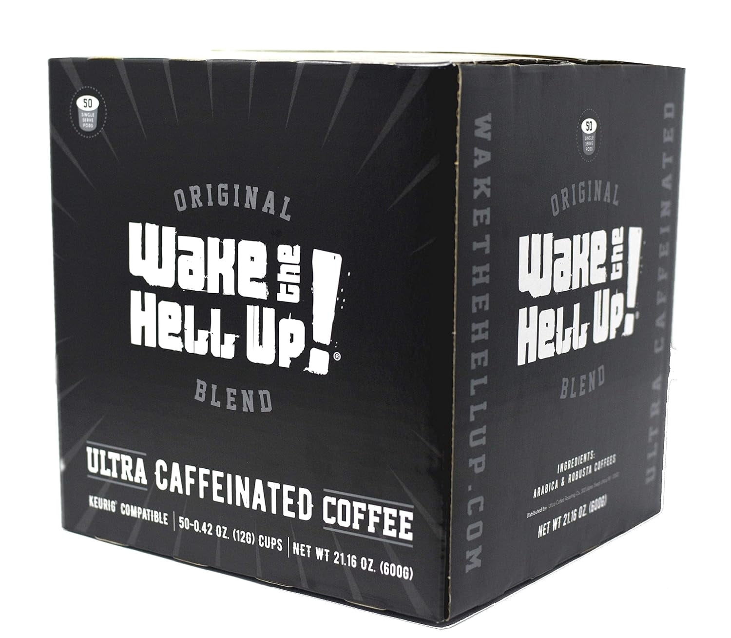 Wake The Hell Up!Dark Roast Single Serve Coffee Pods | Ultra ...