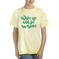 thumbnail image 1 of Wake Up And Be Awesome Tie Dye Cyclone Women -Smartprints Designs, Female x-Large, 1 of 2