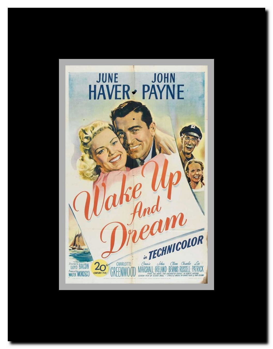 Wake Up And Dream Framed Movie Poster