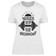 thumbnail image 1 of Wake Up And Workout T-Shirt Women -Image by Shutterstock, Female Large, 1 of 2