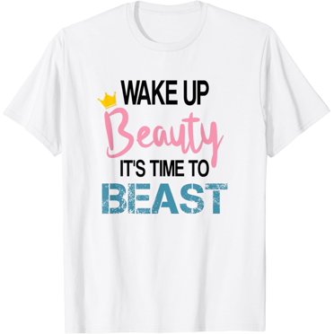 Funny Gym Shirt - "How We Gonna Act Today" Motivational Workout T-Shirt For Women, Fitted, 95% Cotton 5% Spandex