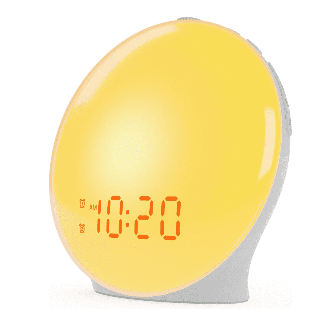 Wake Up Light Sunrise Alarm Clock for Kids, Heavy Sleeper, Bedroom ...