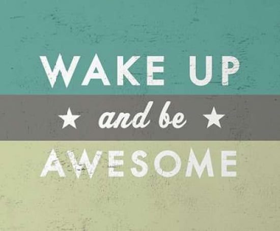 Wake Up and be Awesome Canvas Art - Go Jump in the Lake (20 x 24)
