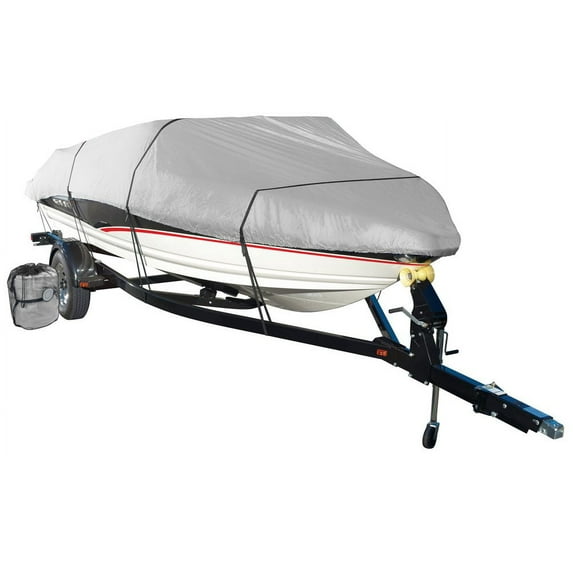 Wake WM1416G Monsoon 600D Gray Boat Canvas Cover