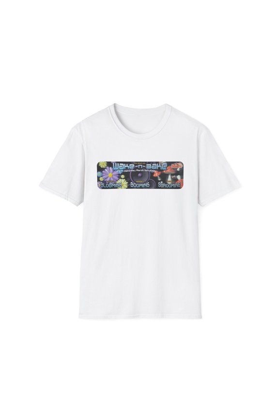 Wake-n-Bake 2000 Old School Retro Rave Party EDM Music Flyer Raver Tees T-Shirt