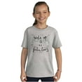 thumbnail image 1 of Wake up be Fabulous Pretty Inspiring Girls Kids T Shirt Tees Teen Brisco Brands XS, 1 of 6