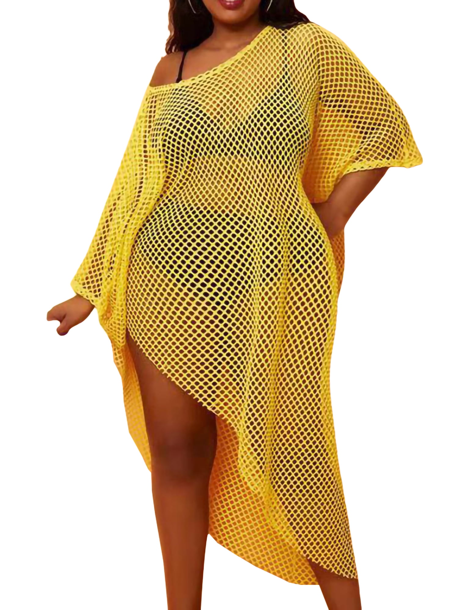 Plus Size Swim Cover Up - Bathing Suit and Swimwear Cover Ups