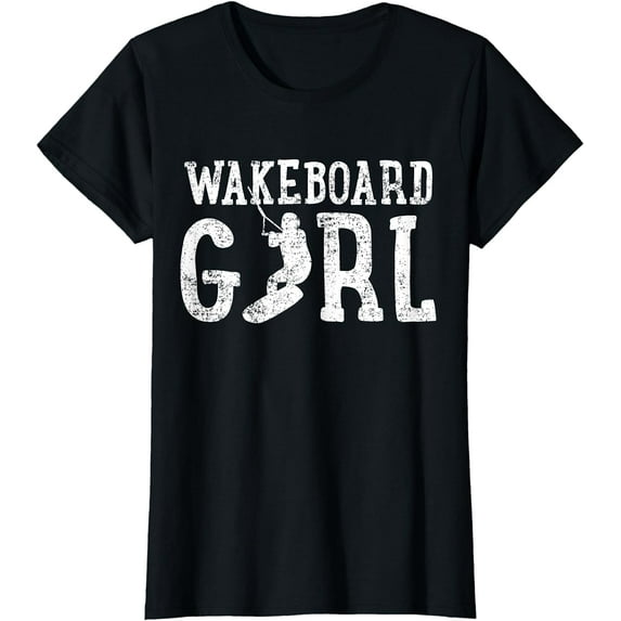 Wakeboard Girl Wakeboarding Vintage T-Shirt