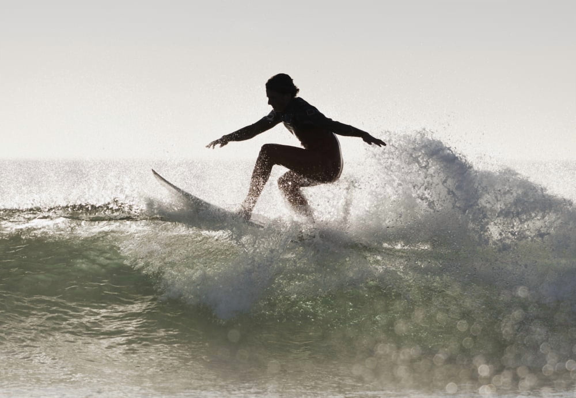 Wakeboarding Los Lances Beach Tarifa Spain Canvas Art - Ben Welsh Design Pics (18 x 12)