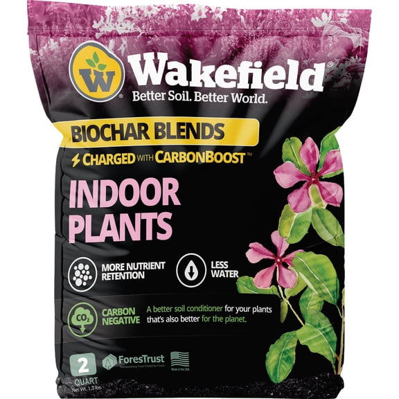 Wakefield Biochar Wakefield Indoor Plant Soil Conditioner - Pack of 4