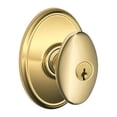 thumbnail image 1 of Wakefield Collection Bright Brass Siena Keyed Entry Knob, 1 of 1