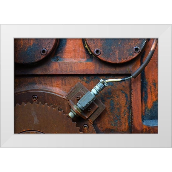 Wakefield, Tanner 14x11 White Modern Wood Framed Museum Art Print Titled - Rust