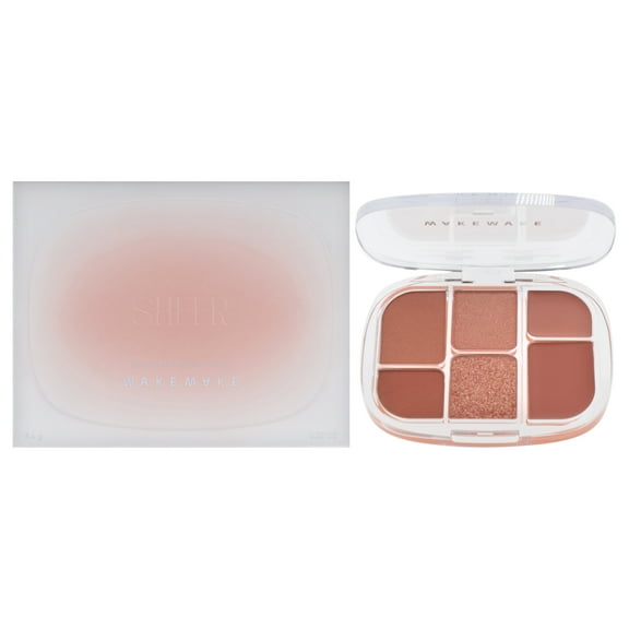 Wakemake Soft Sheer Multi Palette - 01 Coral Hertz , 0.22 oz Makeup