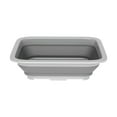 thumbnail image 1 of Collapsible Multiuse Wash Bin- Portable Wash Basin/Dish Tub/Ice Bucket with 10 L Capacity for Camping Tailgating More by Wakeman Outdoors (Gray), 1 of 8