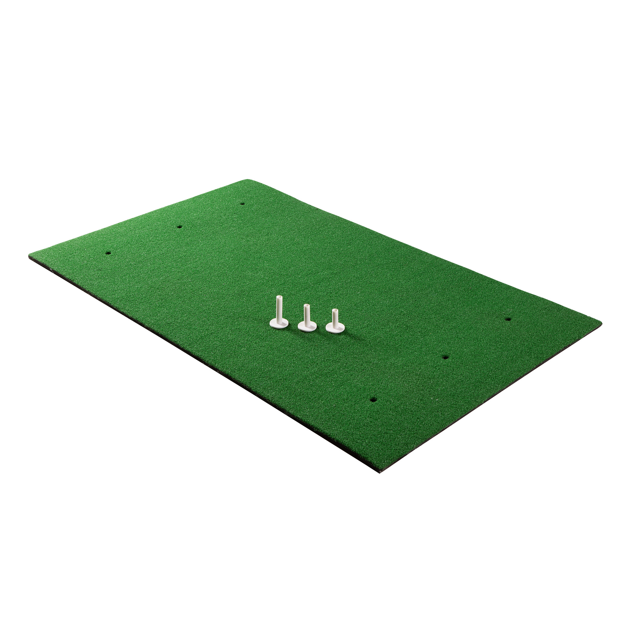 GoSports TriTurf XL Golf Practice Hitting Mat Huge 24" x 24" for