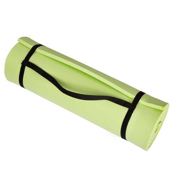 Wakeman Extra-Thick Non-Slip Foam Yoga Mat for Fitness (Green)