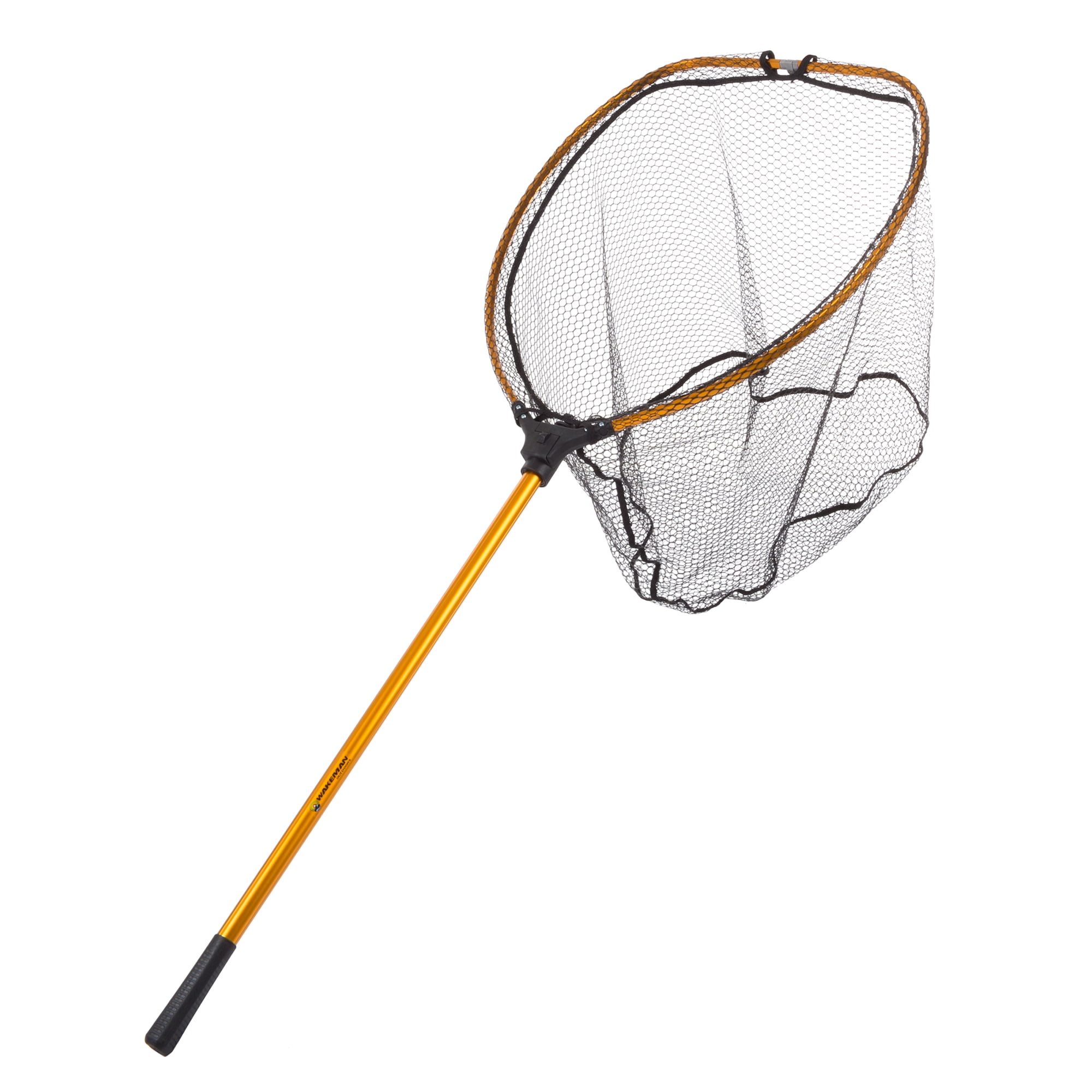 Wakeman Fishing Net with Telescoping Handle- Collapsible and Adjustable Landing  Net with Corrosion Resistant Handle and Carry Bag 