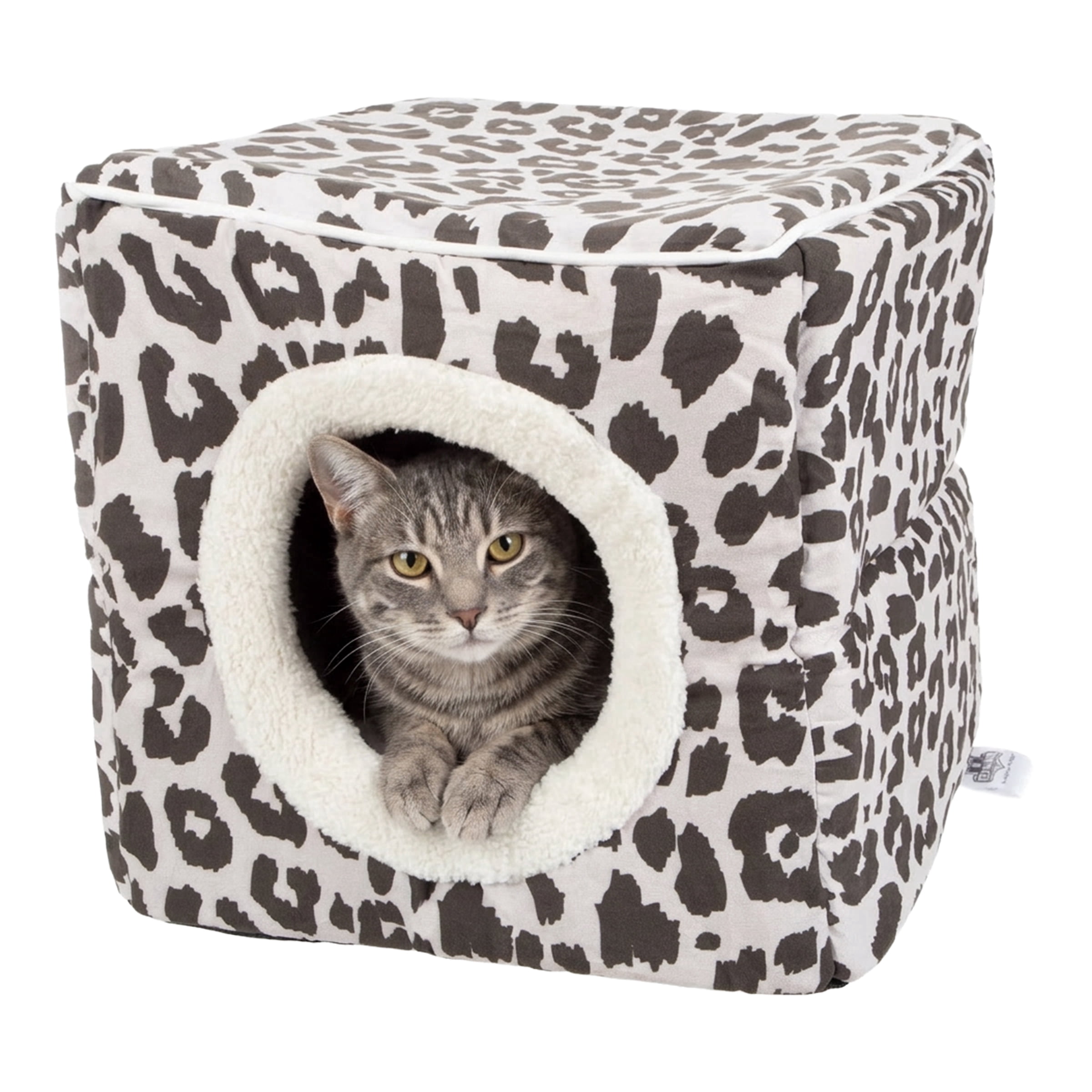 PETMAKER Cat House for Rabbits, Guinea Pigs and Other Animals, Animal Print