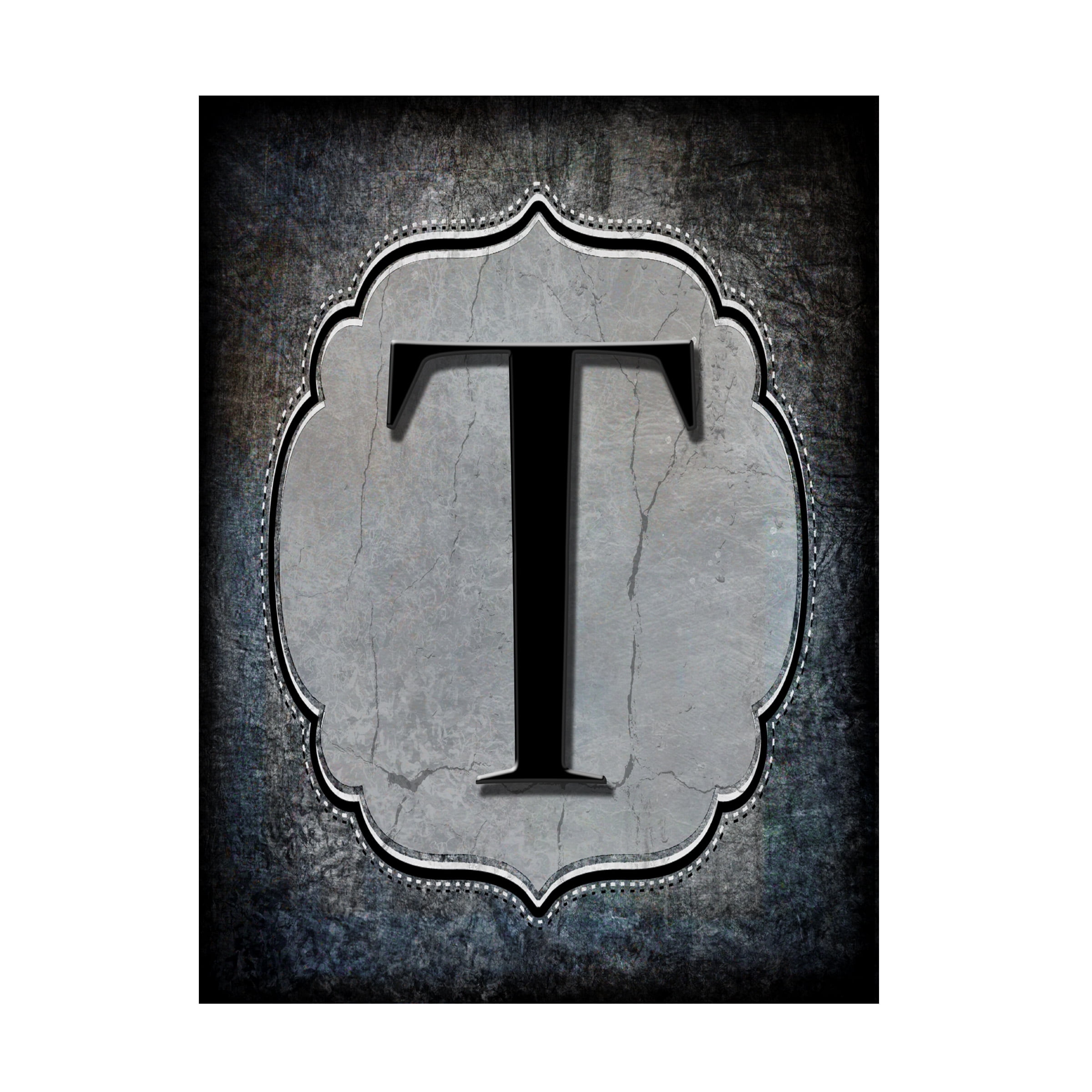 LightBoxJournal 'Letter T' Canvas Art