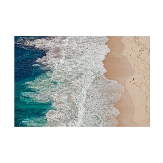 Andreas Feldtkeller 'Where The Ocean Ends ' Canvas Art