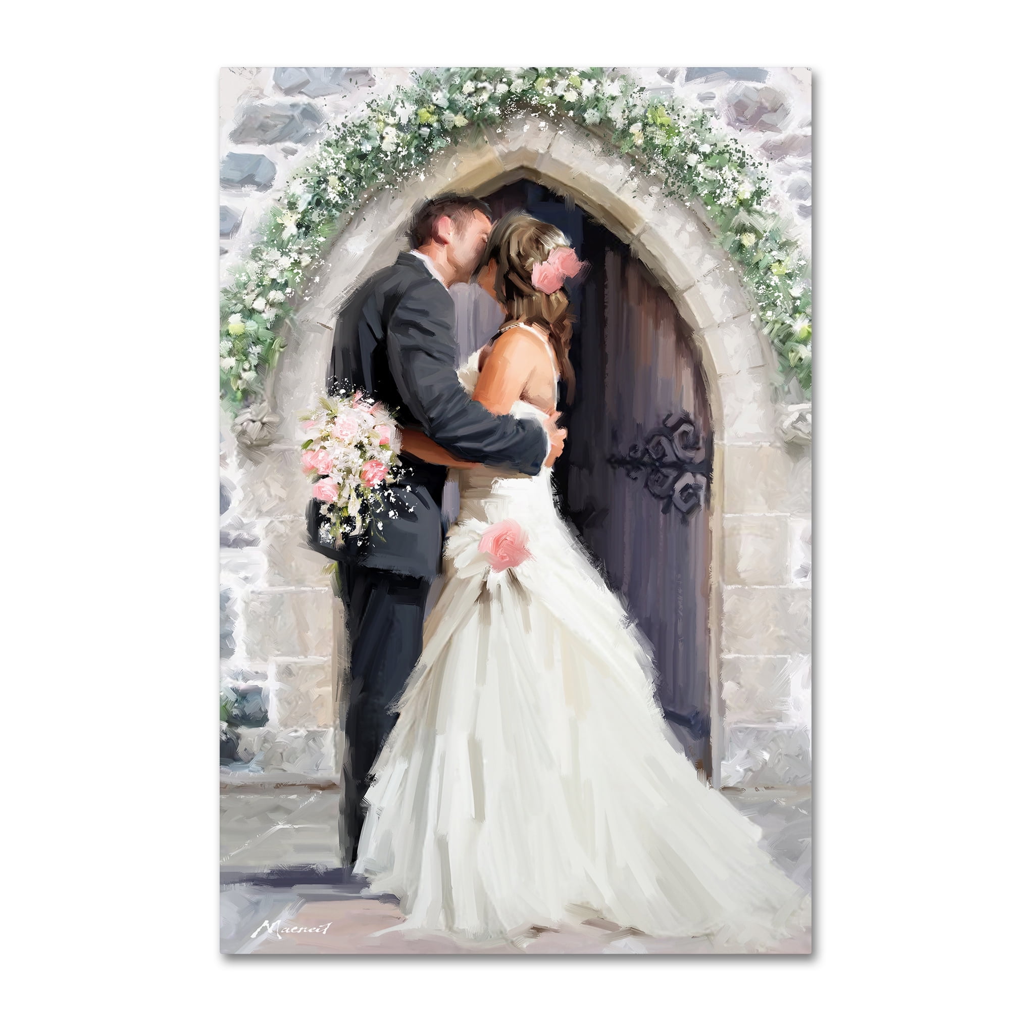 The Macneil Studio 'Wedding Kiss' Canvas Art