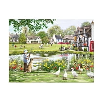 The Macneil Studio 'Village Green' Canvas Art