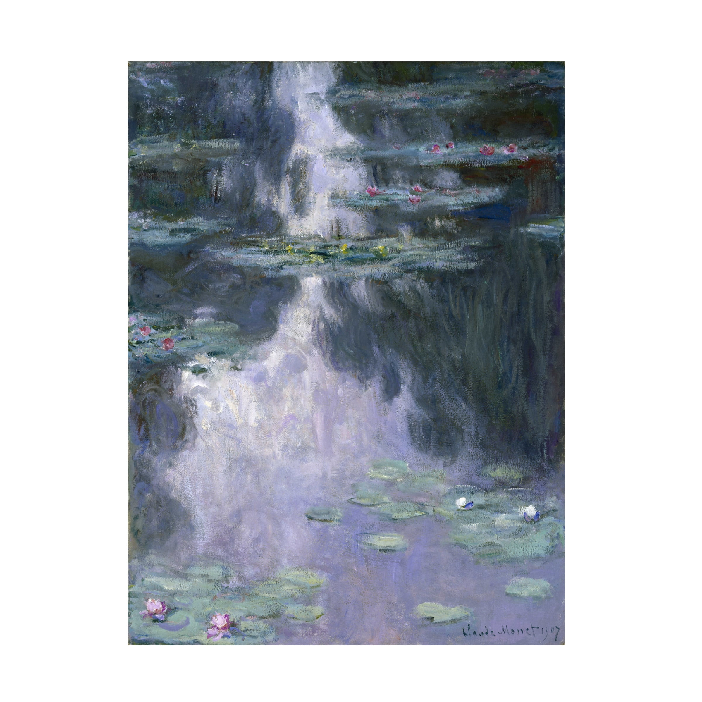 Monet 'Water Lilies Nympheas 2' Canvas Art