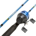thumbnail image 1 of Wakeman Swarm Series Spincast Rod and Reel Combo - Blue Metallic, 1 of 5