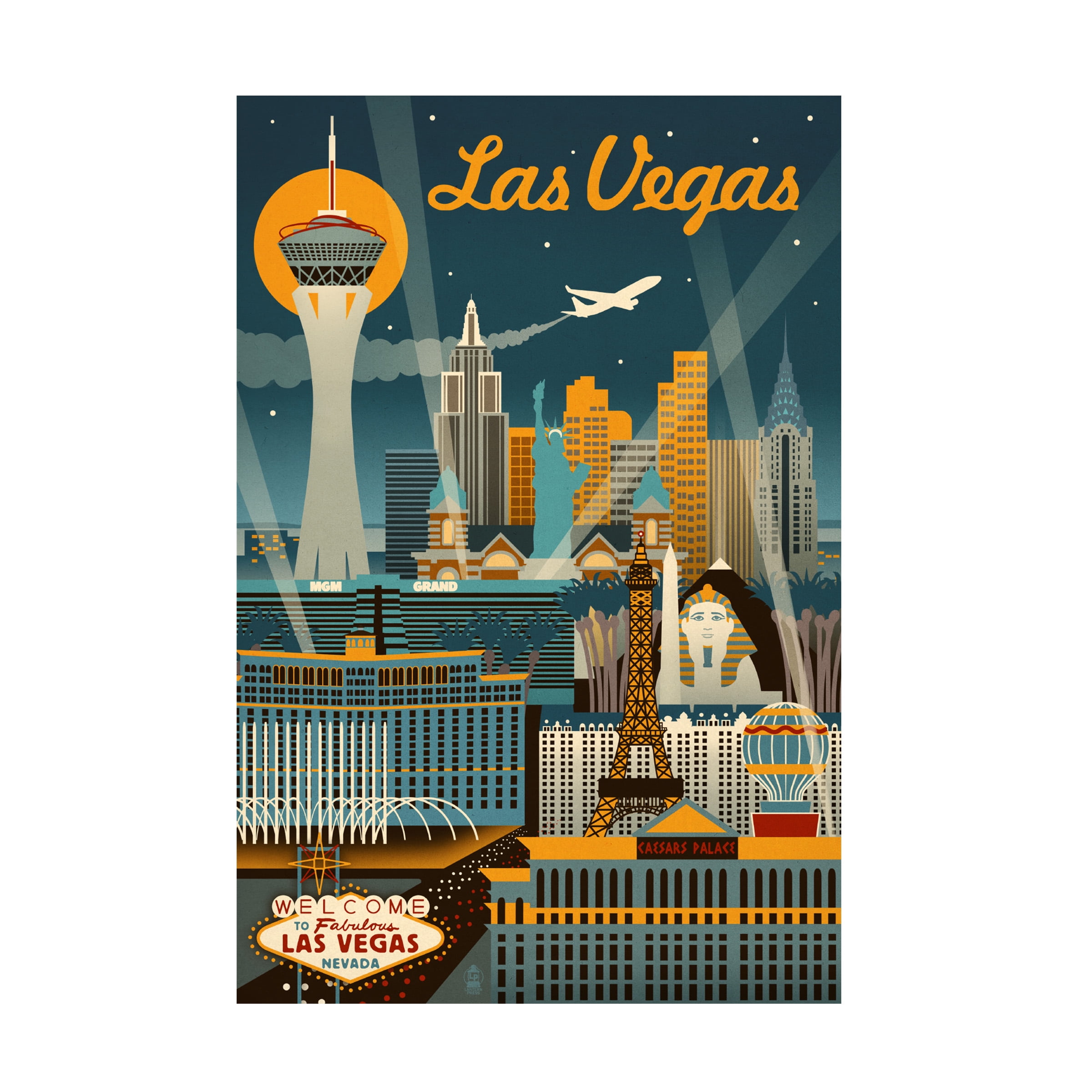 Lantern Press 'Travel 120' Canvas Art