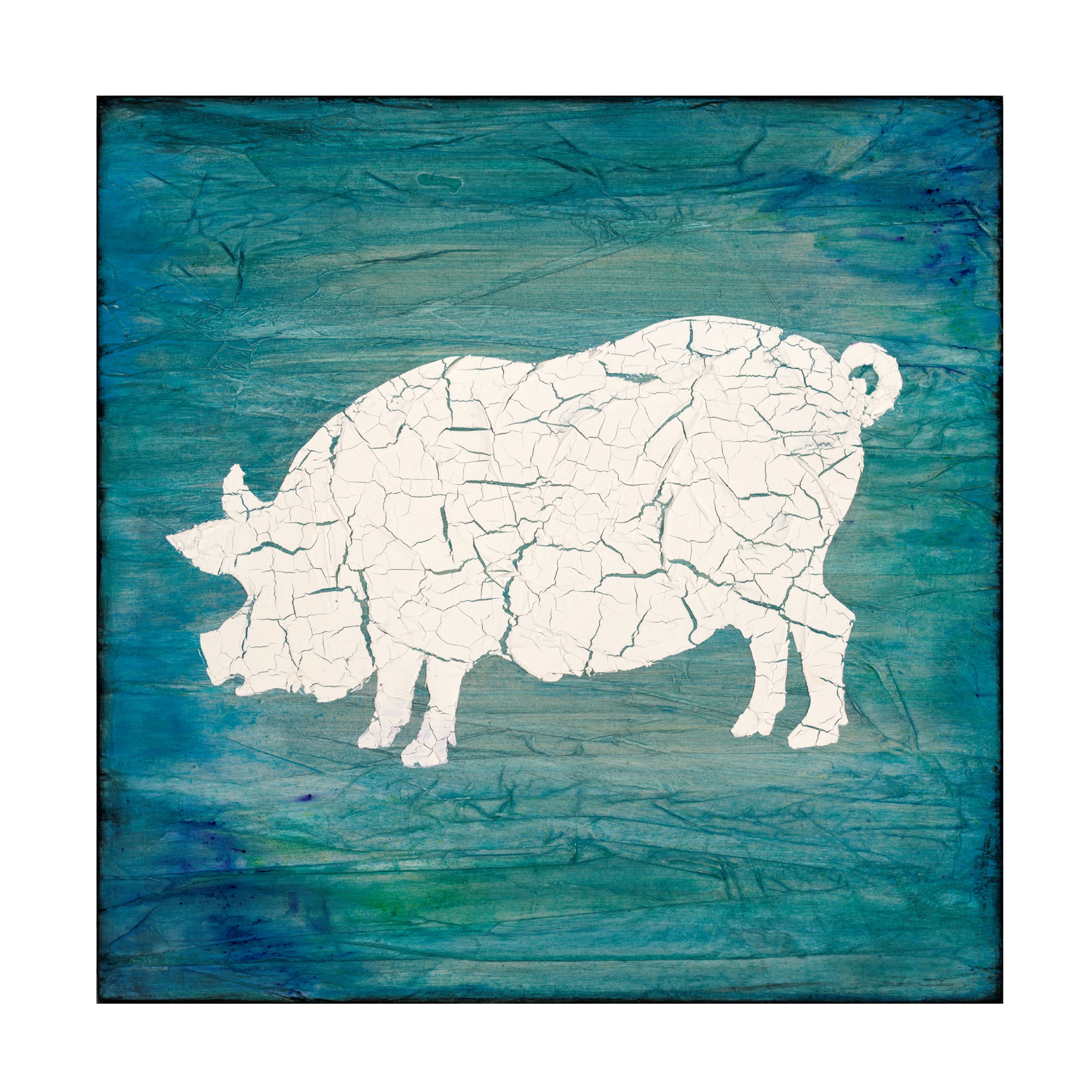 LightBoxJournal 'Farm Pig' Canvas Art