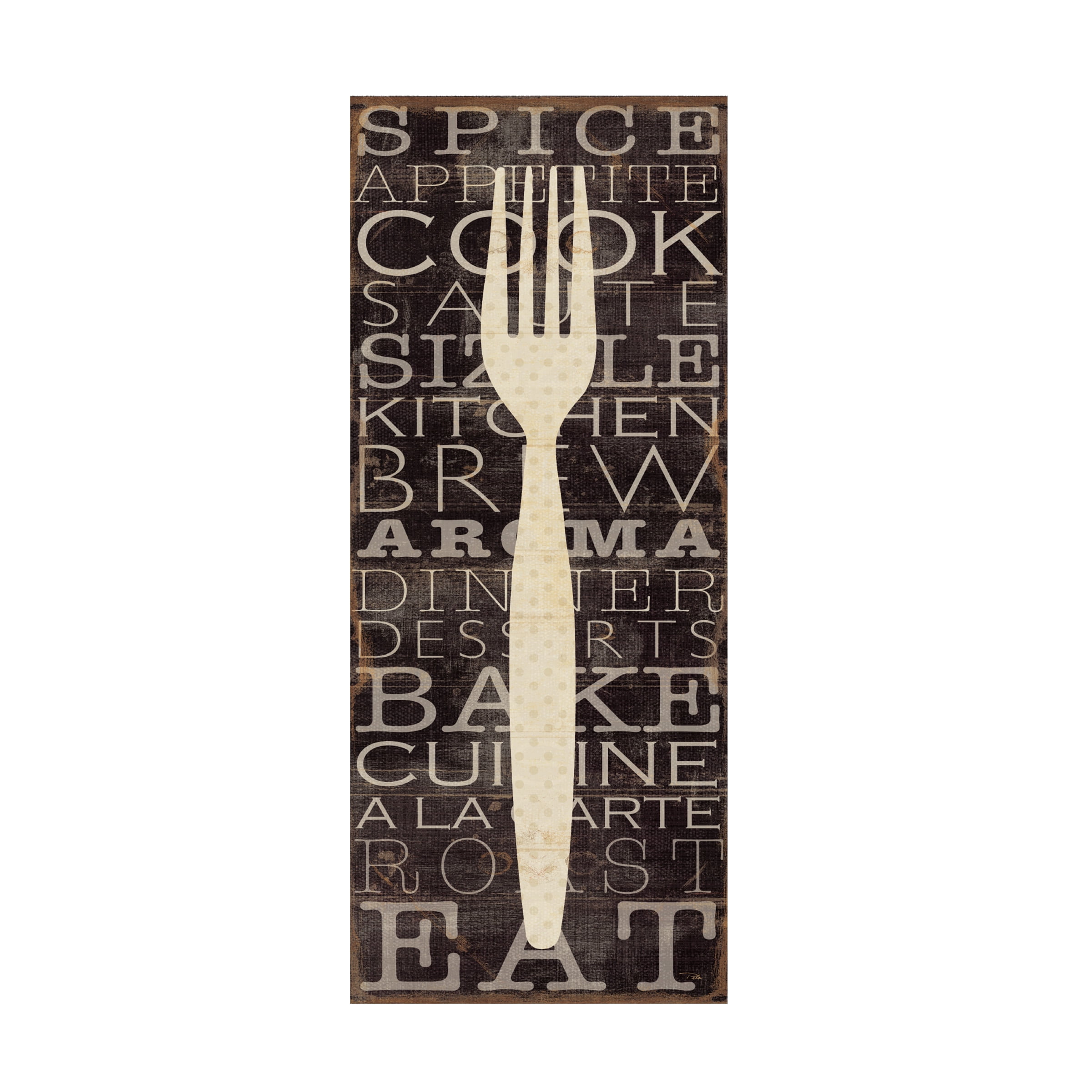 Pela Studio 'Kitchen Words I' Canvas Art