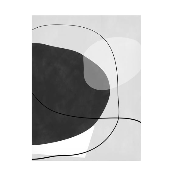 Elena Ristova 'blackawhite39' Canvas Art